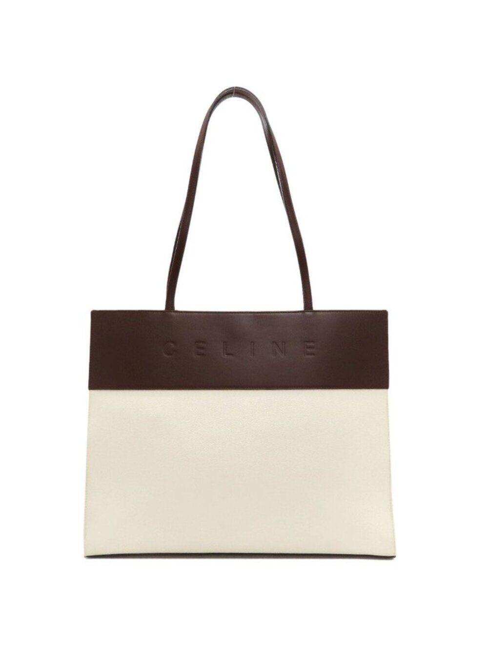 Celine Bicolor Tote Bag Leather